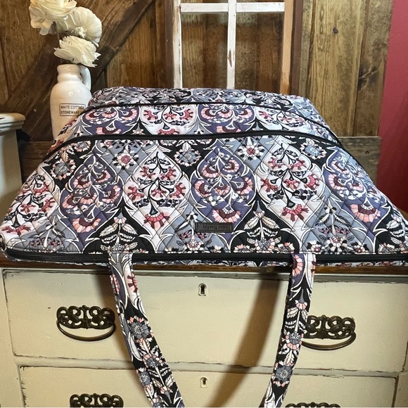 Vera Bradley Ornate Blooms Expandable Travel Tote Bag New NWT - Picture 8 of 16